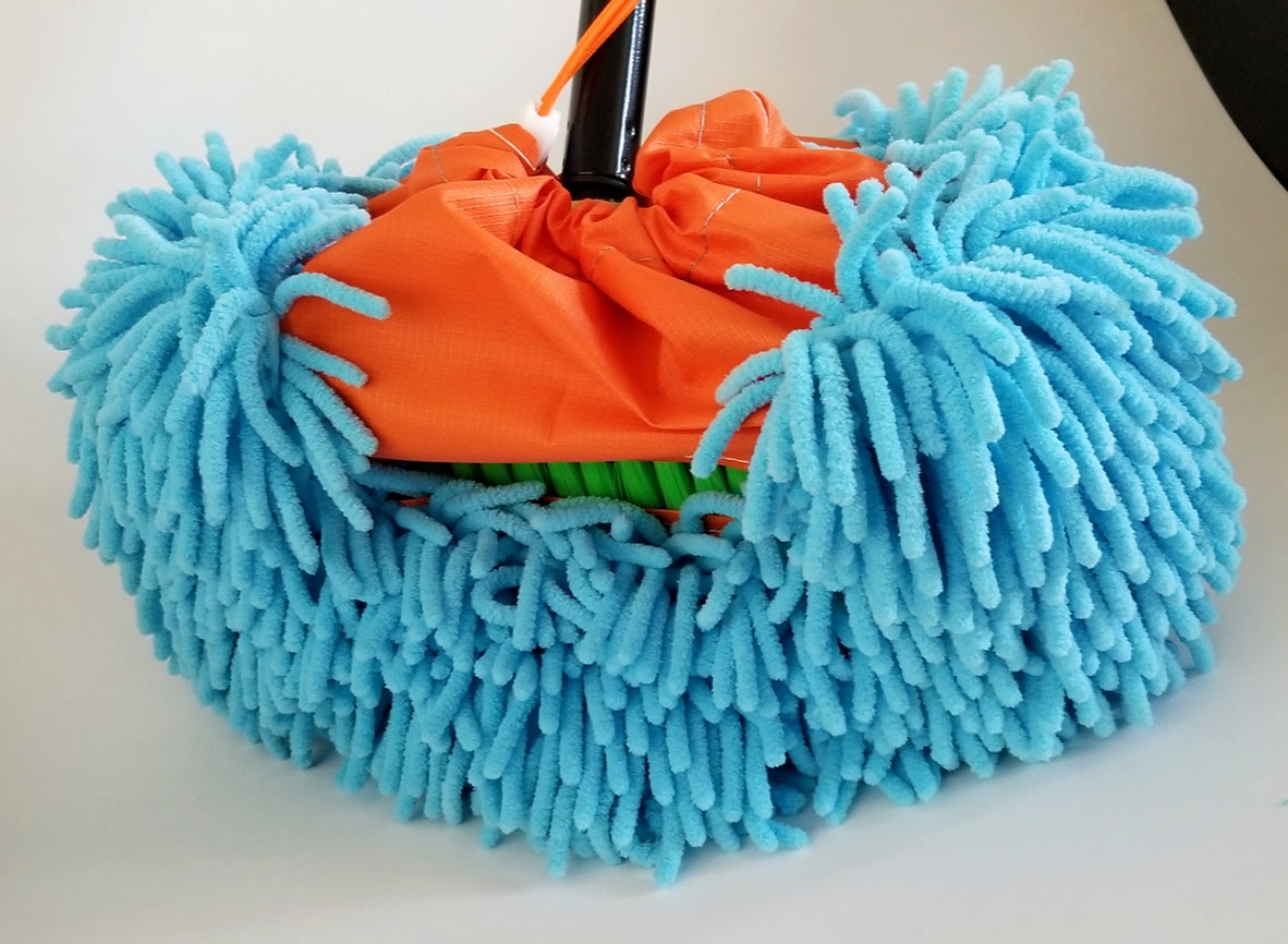 Car Loofa Foam Brush Mop Cover