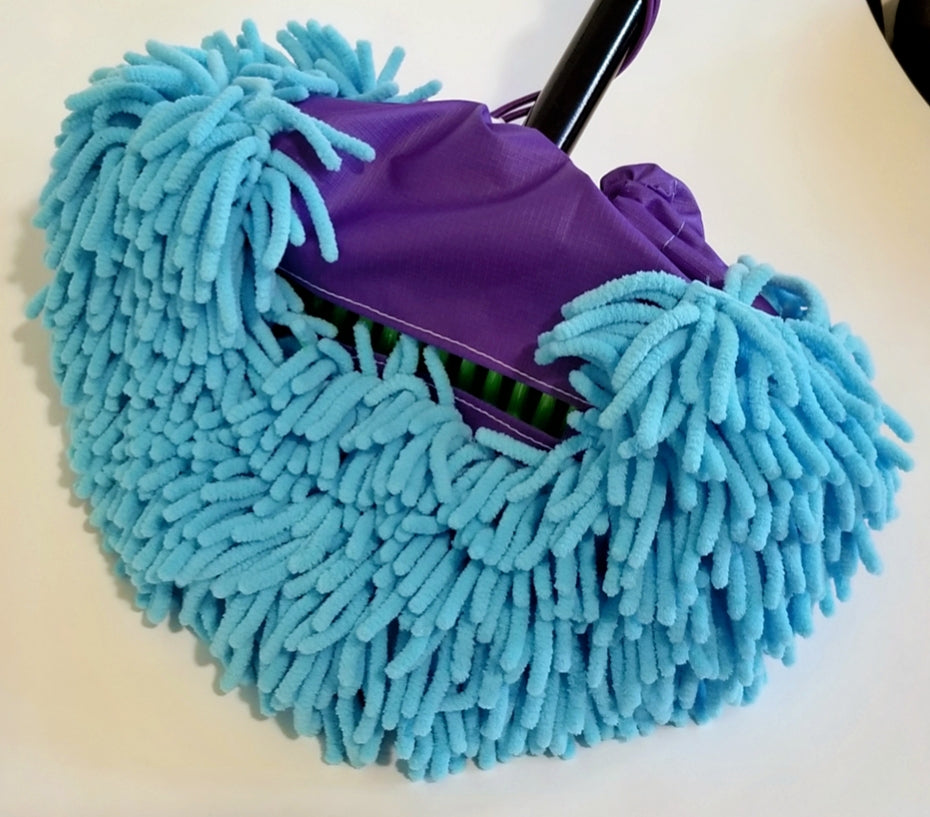 Car Loofa Foam Brush Mop Cover