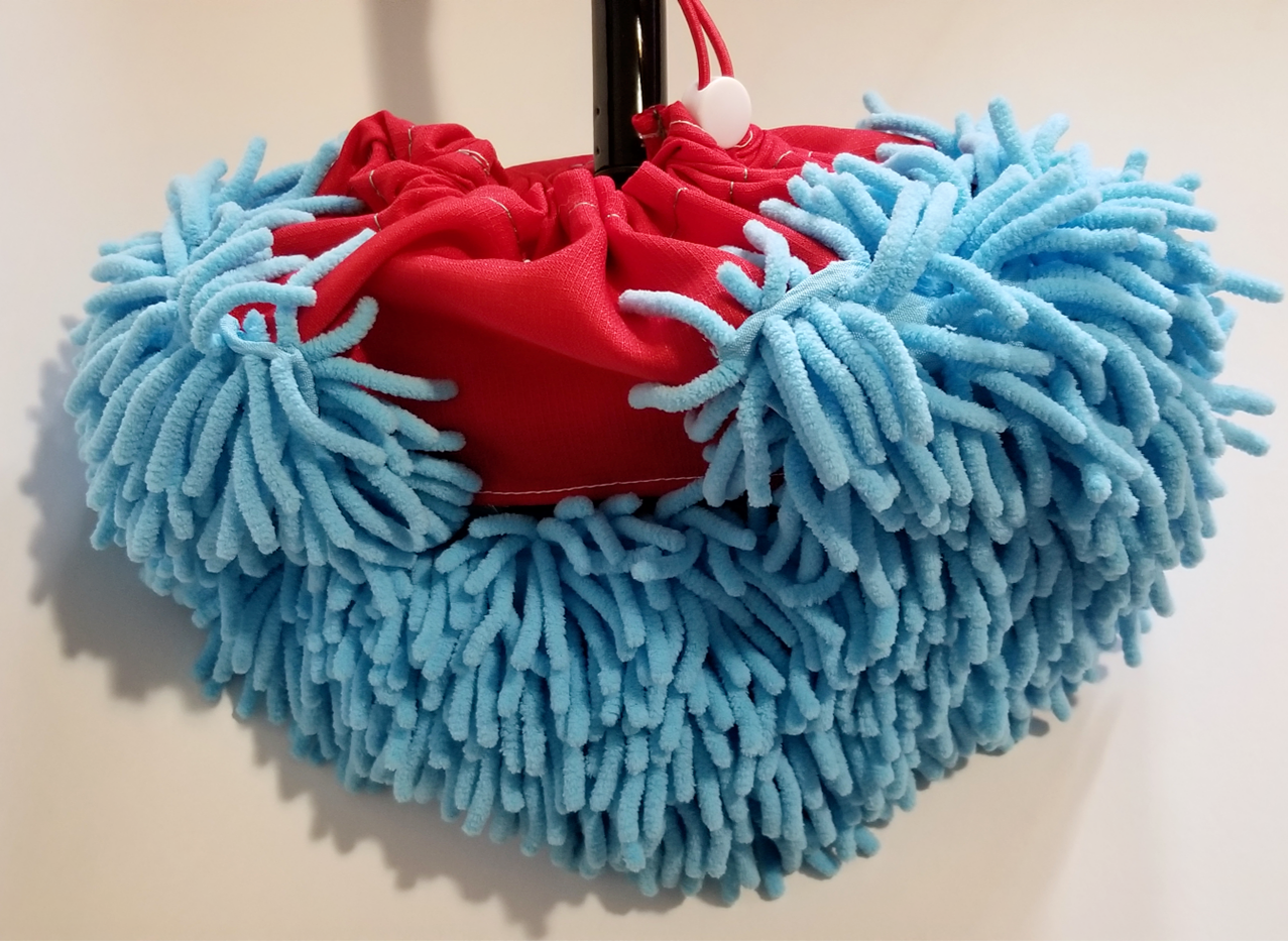 Car Loofa Foam Brush Mop Cover