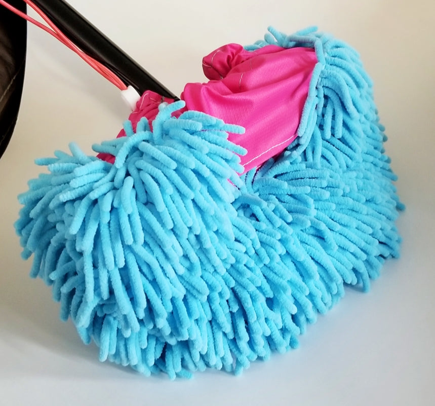 Car Loofa Foam Brush Mop Cover