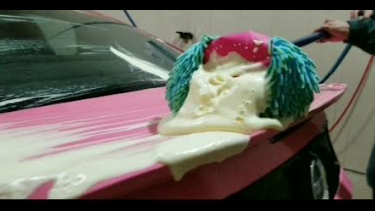 Car Loofa with 3L Collapsible Bucket