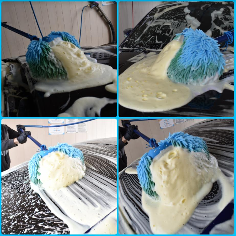 Car Loofa Foam Brush Mop Cover