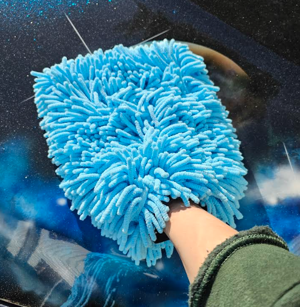 Wash Mitt (Microfiber Chinelle) Car Loofa